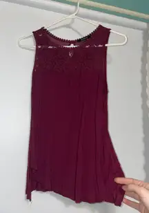 Maroon Tank Top