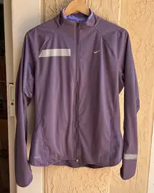 Nike Dri-Fit Running Jacket in Light Purple Size XL