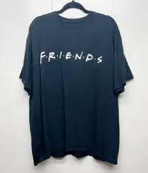 Love Tribe Friends Black Unisex T-Shirt Size 3X