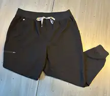 Figs Black Zamora Jogger Scrub Pants size XXL Petite 2XL XXL/P