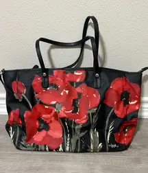 Brighton Vera Neumann Red Poppy Tote