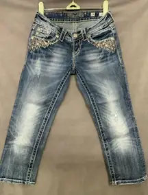 Miss Me Cuffed Capris