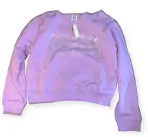 PINK Victoria’s Secret Everyday Lounge Open Neck Crew Neck Sweat Top