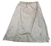Vintage Artilon Nylon Half Slip Beige Lace Trim Small Lingerie‎ Petticoat