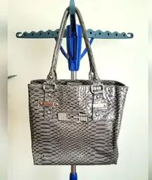 Vintage Y2K Guess Faux Alligator Tote Bag