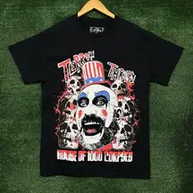 Rob Zombie House of 1000 Corpses Thrills Terror Tee M