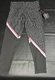 Betsey Johnson Womens Black Polka Dot Leggings‎ Small