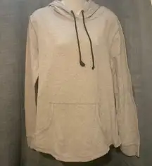 Ladies size Medium Light Grey Sweat Shirt Hoodie by J Crew gorpcore