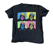 The Notorious B.I.G. T-Shirt Medium Biggie Smalls Face Crown Warhol Graphic Tee