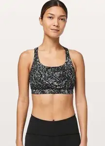 Energy Bra Medium Support in Achromatize Ice Grey Black