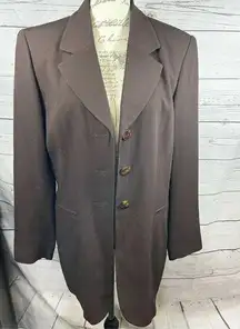 Kasper size 10 brown jacket - 2342