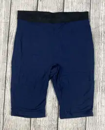 NEW Lunya‎ Soft Modal Bike Shorts Size XS Navy Blue