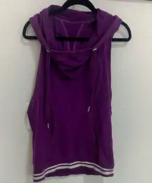 Lululemon  Flashback Halter Tank Vest Hoodie Potion Purple / Whisper Size 10