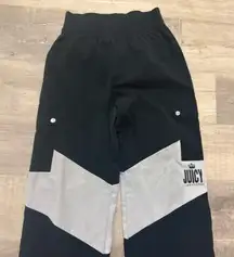 Juicy Couture Black and Gray cargos y2k
