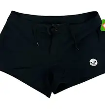 Roxy Womens 4-Way Stretch Black Boardshorts Size M Eco-Friendly Swimwear