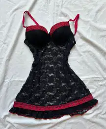 Just Sexy Intimates black Lace Dress