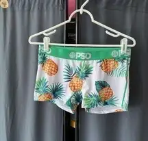 psd pineapple shorts (ALSO SELLING MATCHING SPORTS BRA)