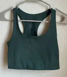 Girlfriend Collective Crop Tank Forest Green
