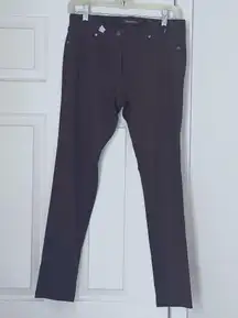 Excellent J. McLaughlin Flat Front 4 Way Stretch Brown Slim Pants Size 4