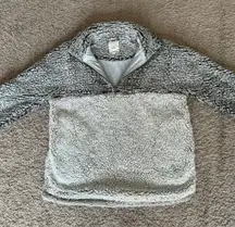 Sherpa Quarter Zip Sweatshirt