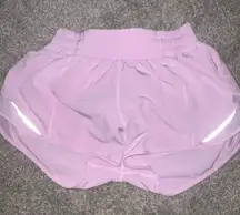 Lululemon Hot Shorts 2.5" Pink low rise size 2