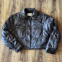 Steve Madden Black Semi Puffer Jacket Size Small