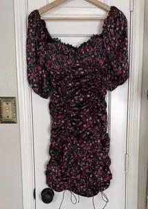 For Love & Lemons melrose floral corset mini dress