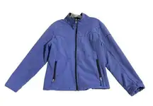 Free Country Full Zip Fleece Interior Softshell Jacket Purple Womens Size L