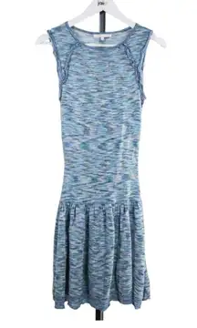 NWT MAJE Mandala Stretch Knit Drop Waist Sleeveless Dress $285 MSRP