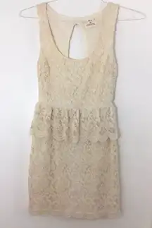 Pins And Needles Ivory Lace Dress Size XS