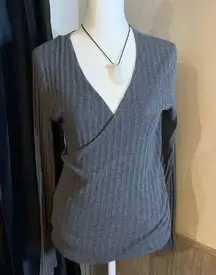 Urban Episode Boutique Shop Los Angeles, CA Ribbed fabric.  Smoky Gray color.