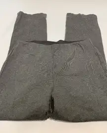 JM Collection Women's Elastic Waist Slim Fit High Rise Gray Leggings Size L