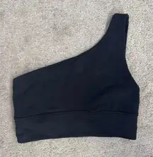 Lululemon One Shoulder Black Bra size 6