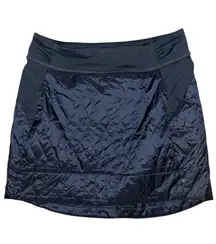 Trekkin Womens Quilted Skirt Size Small Outdoor Hike Black