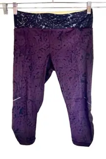 Lululemon Athletica Pedal Pace Womens Crop Leggings Activewear Size‎ 8