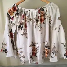 Off Shoulder Blouse/Crop Top, Small 