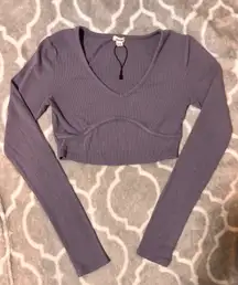 Garage Purple Long Sleeve Top