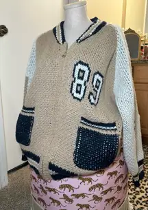 Bailey rose sweater zip up 