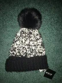 Black Fuzzy Hat