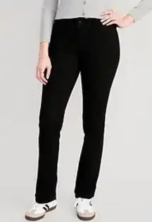 Old Navy Women's Black Mid-Rise Kicker Boot-Cut Size 2