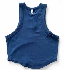 Lululemon Hold Tight Cropped Tank Top 💙 – Pitch Blue (Size 4)