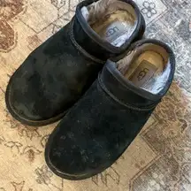 UGG black Suede Slip-Ons