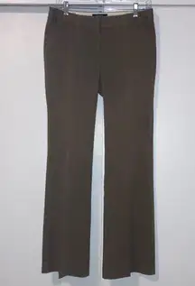 VS Body By Victoria The Christie Fit Trouser Pants Slacks Olive Brown 4