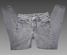 Jen7 by 7 For All Mankind Straight Leg Jeans – Black Wash – Size 4