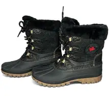 Storm By Cougar Women's Cozy Winter Boot black snow waterproof outdoors