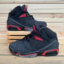 Black/Red Nike Air Hoop Structure LE Sneakers Trainers w/ Box