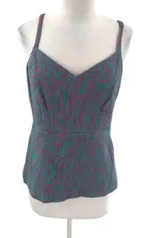 NWT Rachel Comey agitator tweed top pink blue sz 6