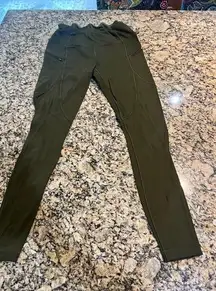 Lululemon  leggings size 10 dark green army green