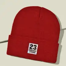 Red Beanie with 23 Logo