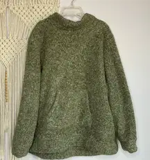 Cozy Gray fleece Pullover Sweater